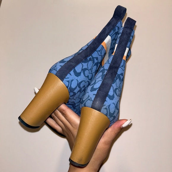 Coach “Double C” Knit Sock Booties - Picture 5 of 5